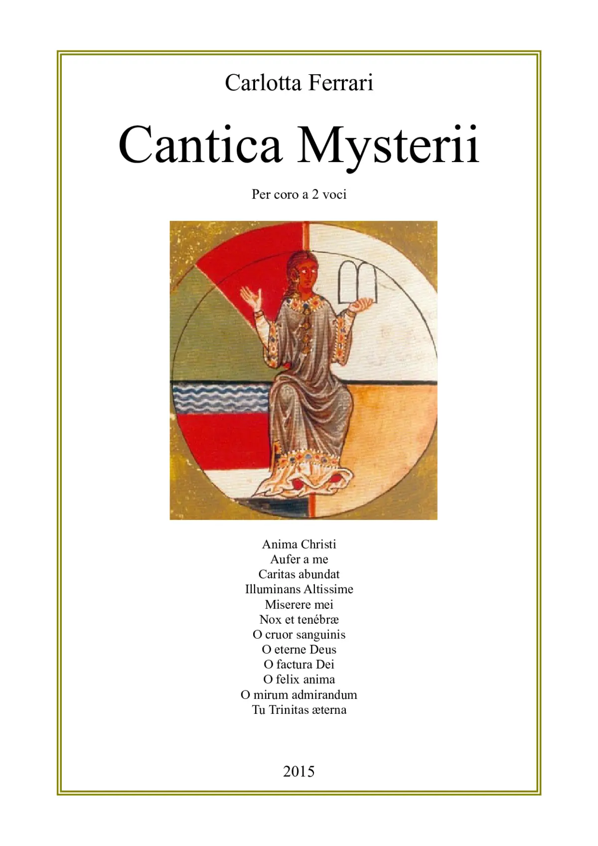 Cantica Mysterii - Page 1