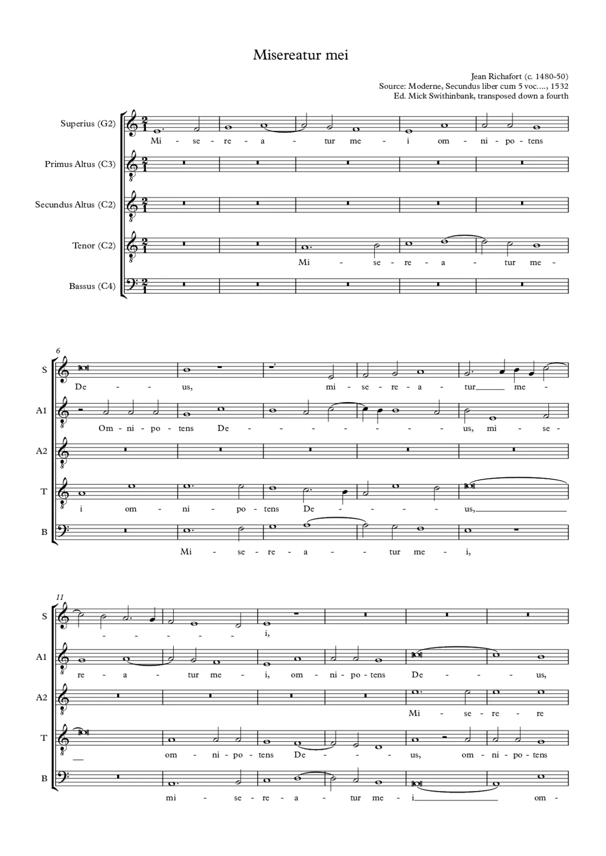 Misereatur mei - Page 1