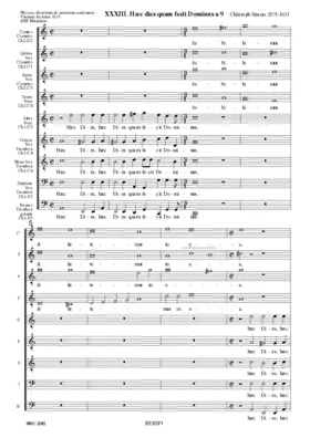 Hæc dies quam fecit Dominus a 9