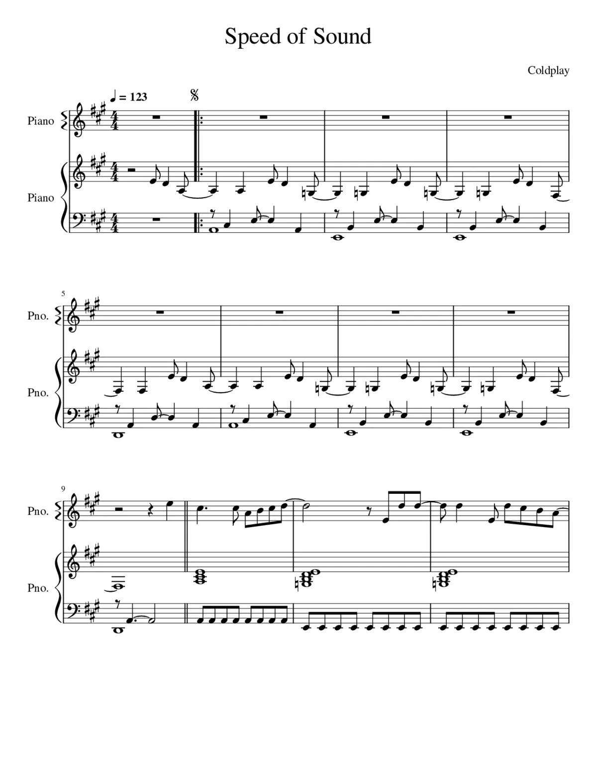 speed of sound - Page 1