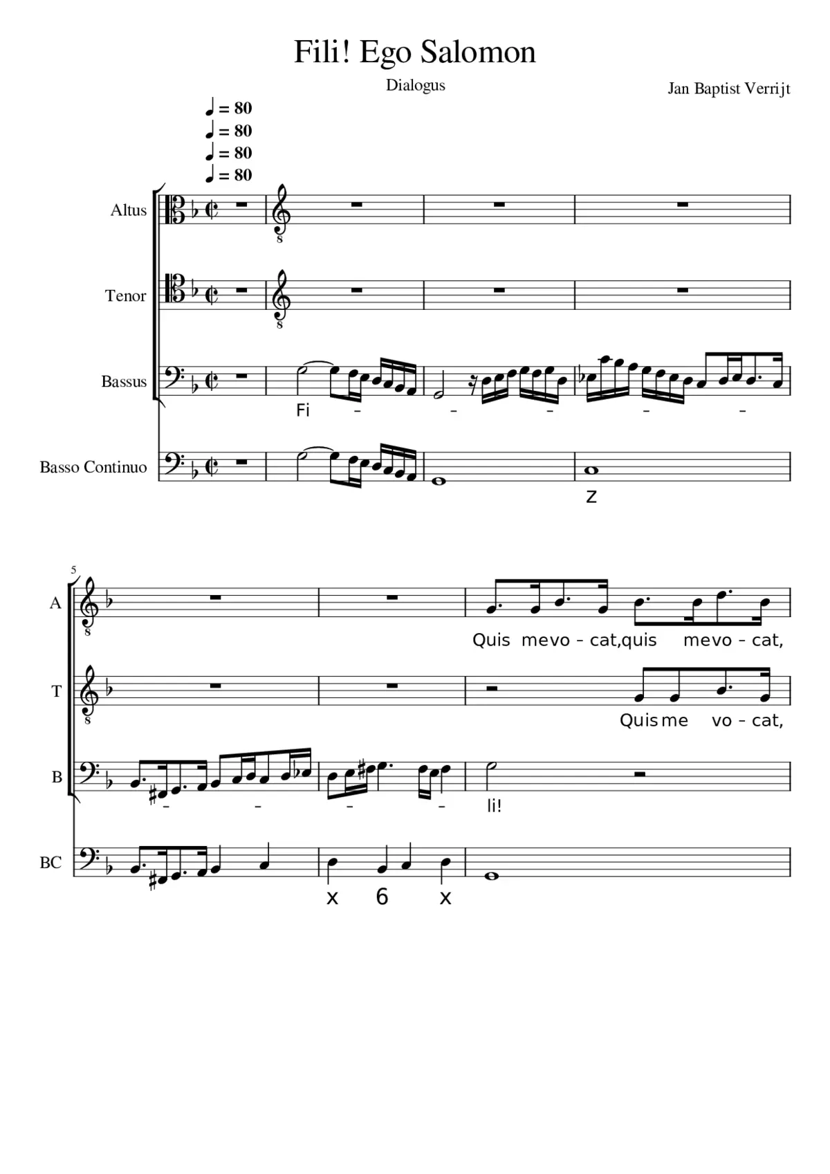 Fili! Ego Salomon - Page 1