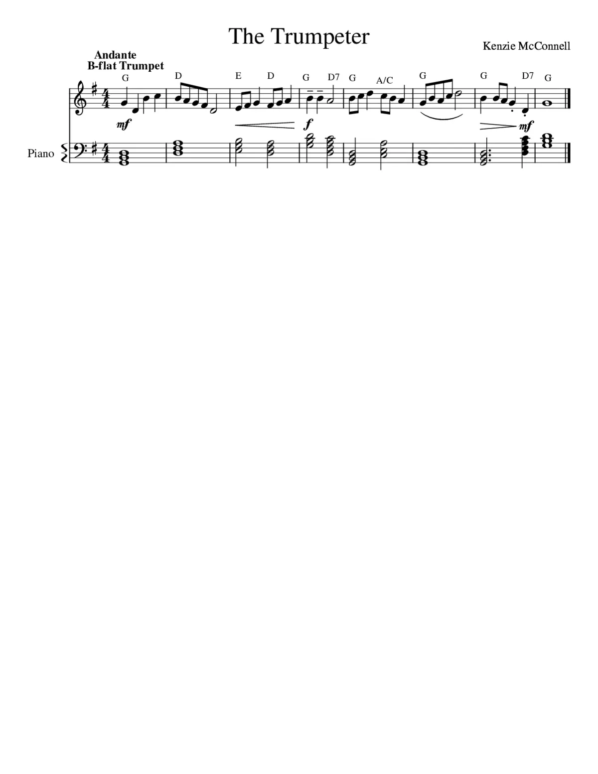 The Trumpeter - Page 1