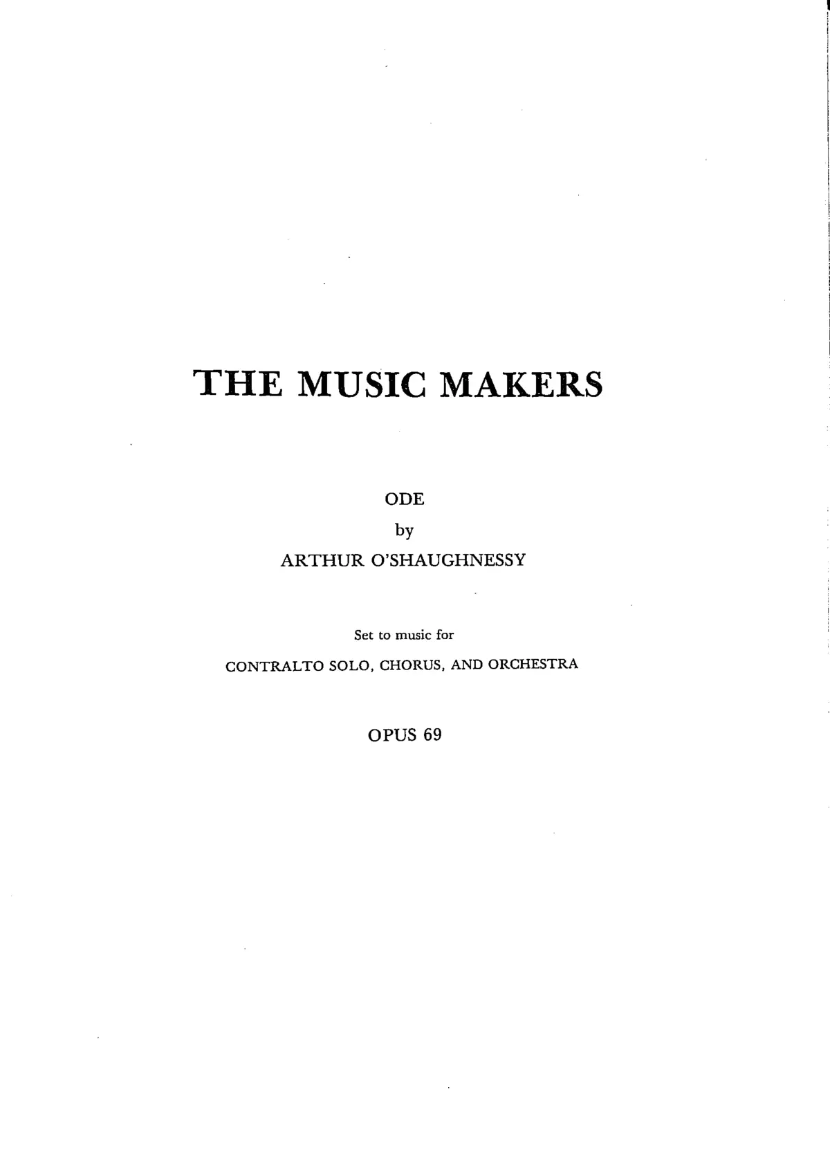 The Music Makers - Page 1