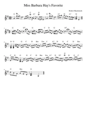 Miss Barbara Hay's Favorite