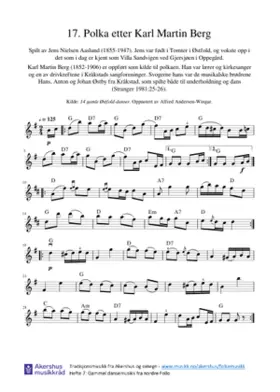 17. Polka etter Karl Martin Berg