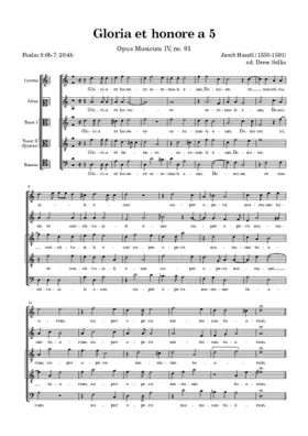 Gloria et honore a 5