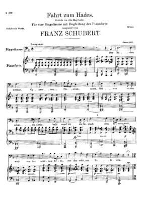 Fahrt zum Hades, D.526