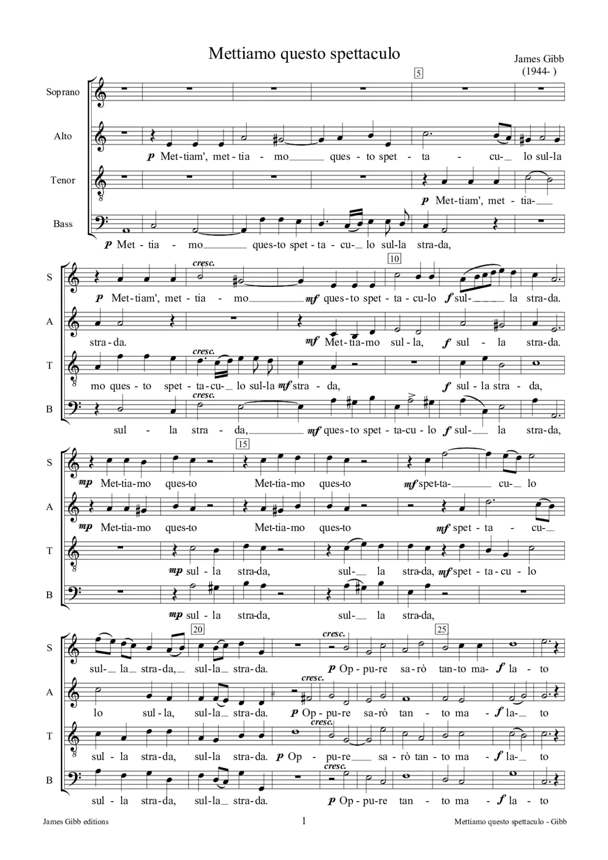 Mettiamo questo spettaculo - Page 1
