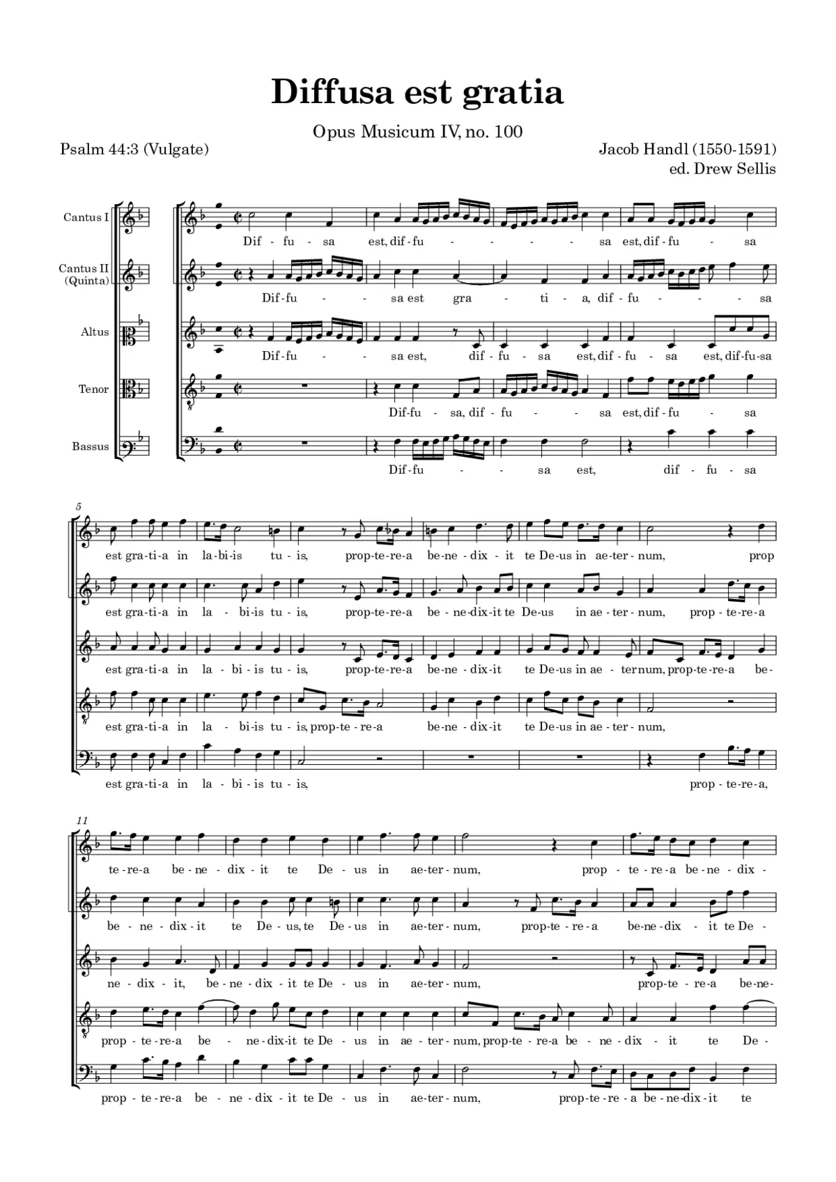 Diffusa est gratia - Page 1