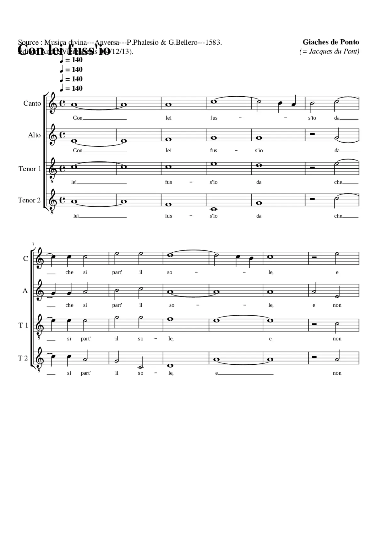 Con lei foss'io - Page 1