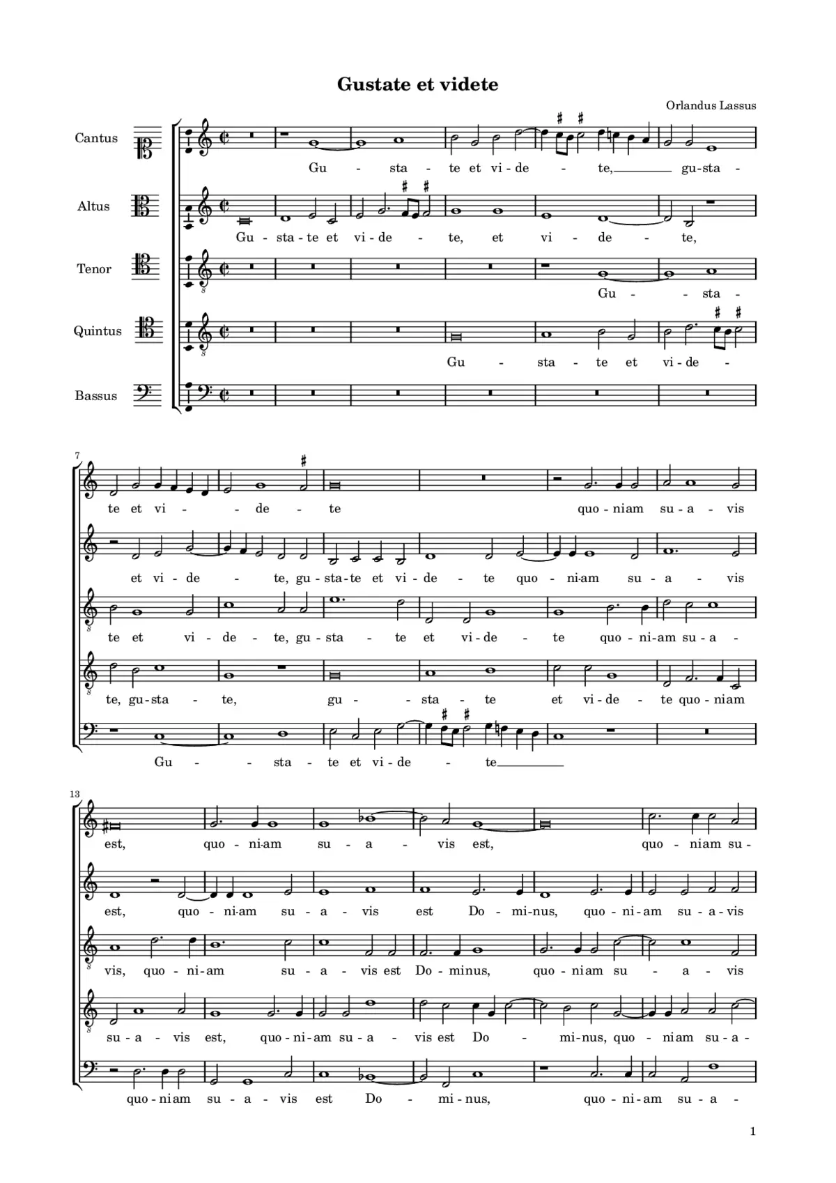 Gustate et videte - Page 1