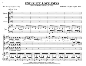 Unthrifty loveliness