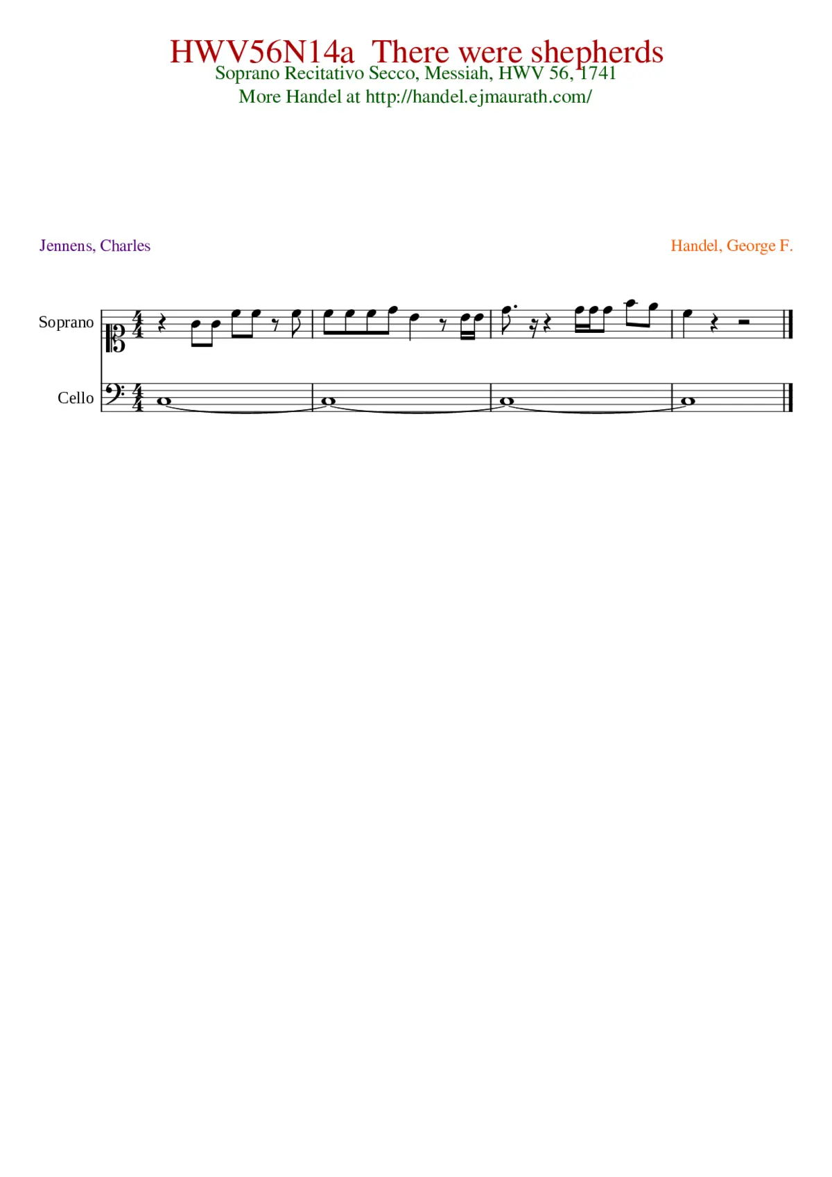 Messiah HWV 56 - Page 1
