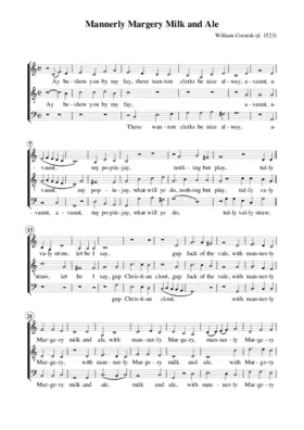 Mannerly Margery milk and ale