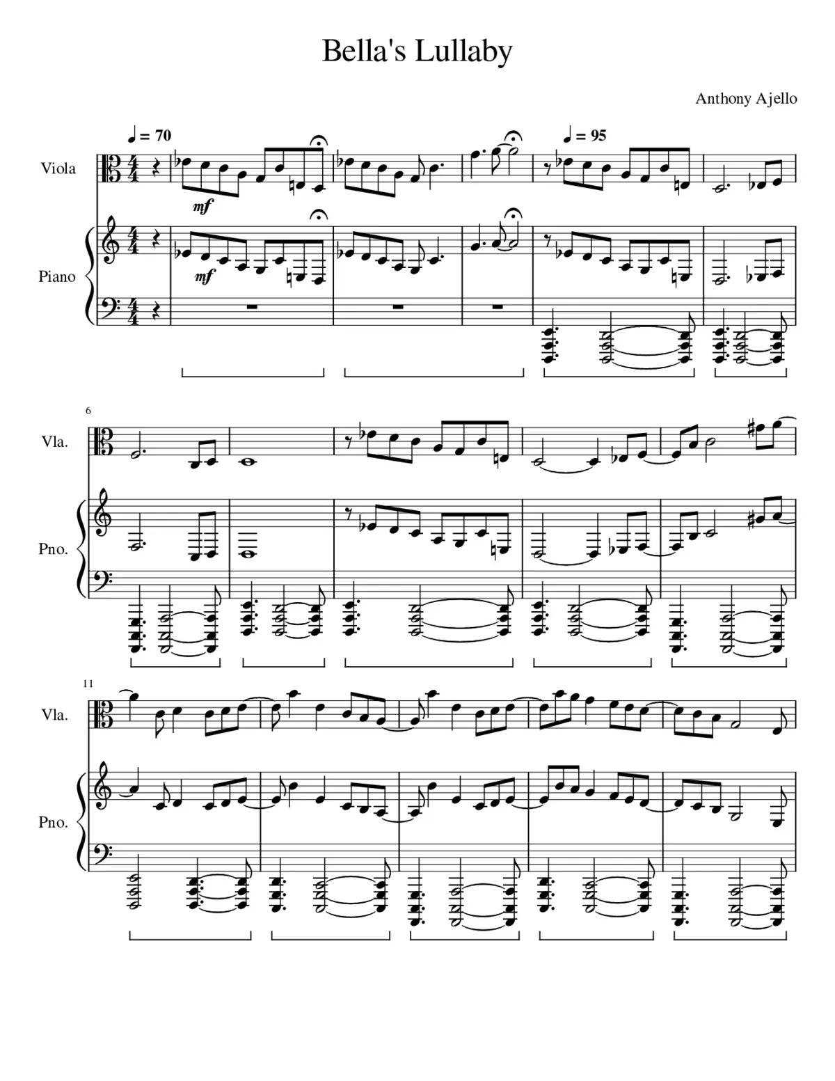 bellas lullaby - Page 1