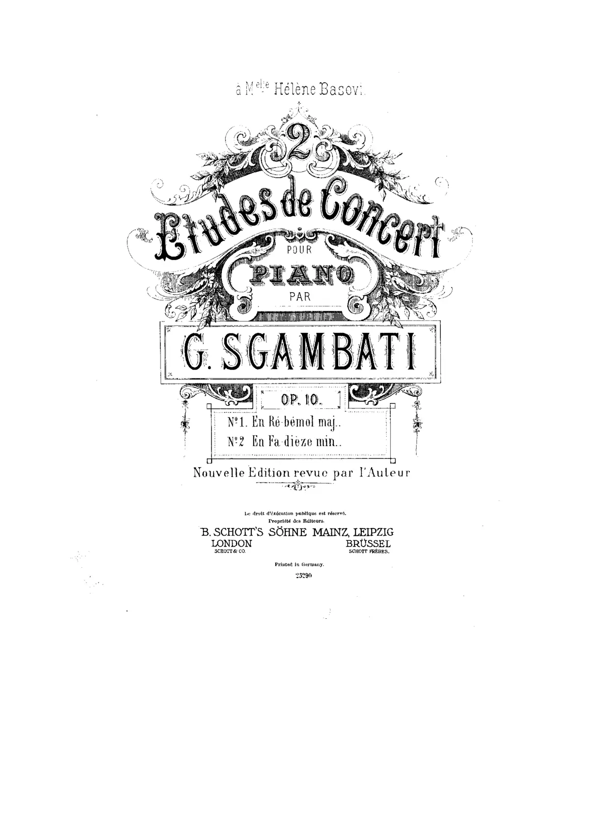 2 Etudes de concert - Page 1
