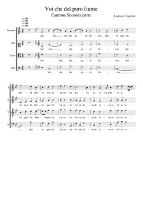 Voi che del puro fiume