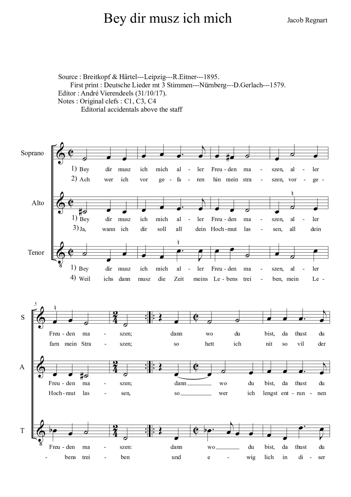 Bey dir musz ich - Page 1