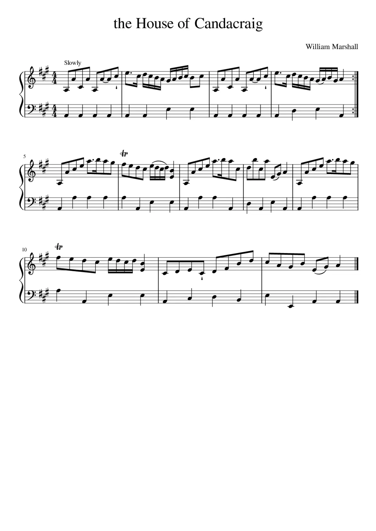 the House of Candacraig - Page 1