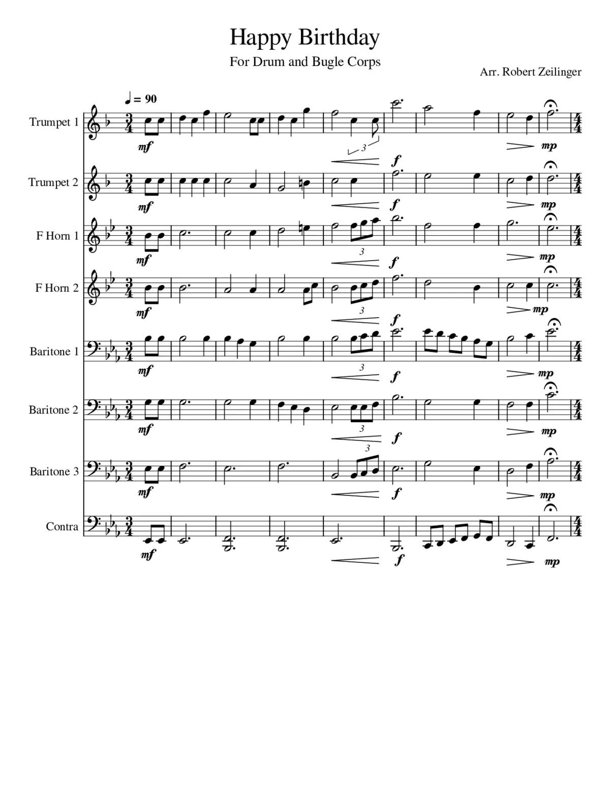 Happy Birthday to You - Page 1