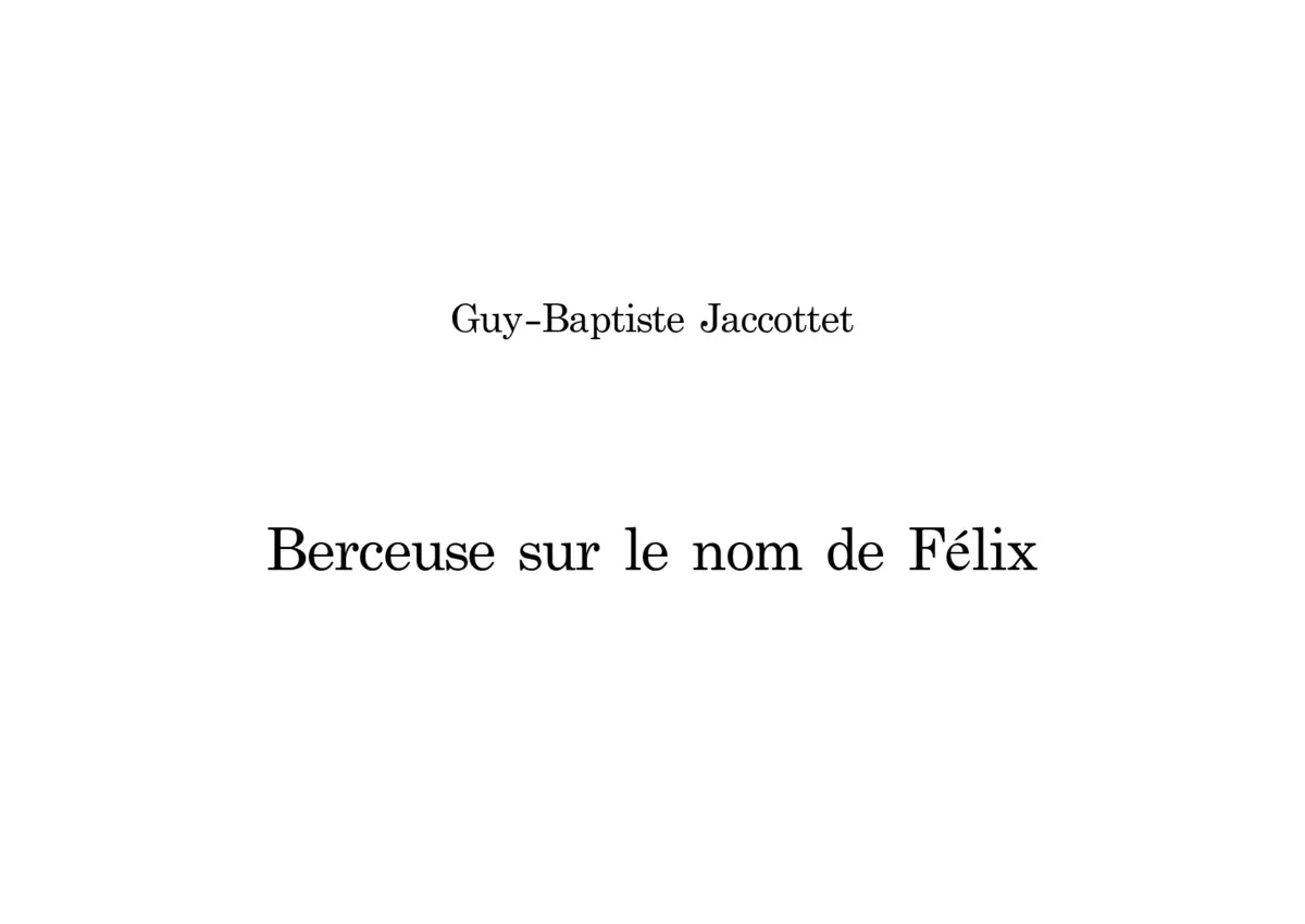 Trois miniatures sur le nom de Félix - Page 1