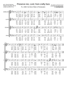 Preserve me Lord from crafty foes