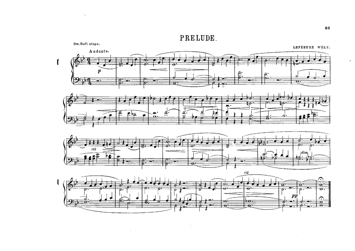 2 Preludes in B-flat major - Page 1
