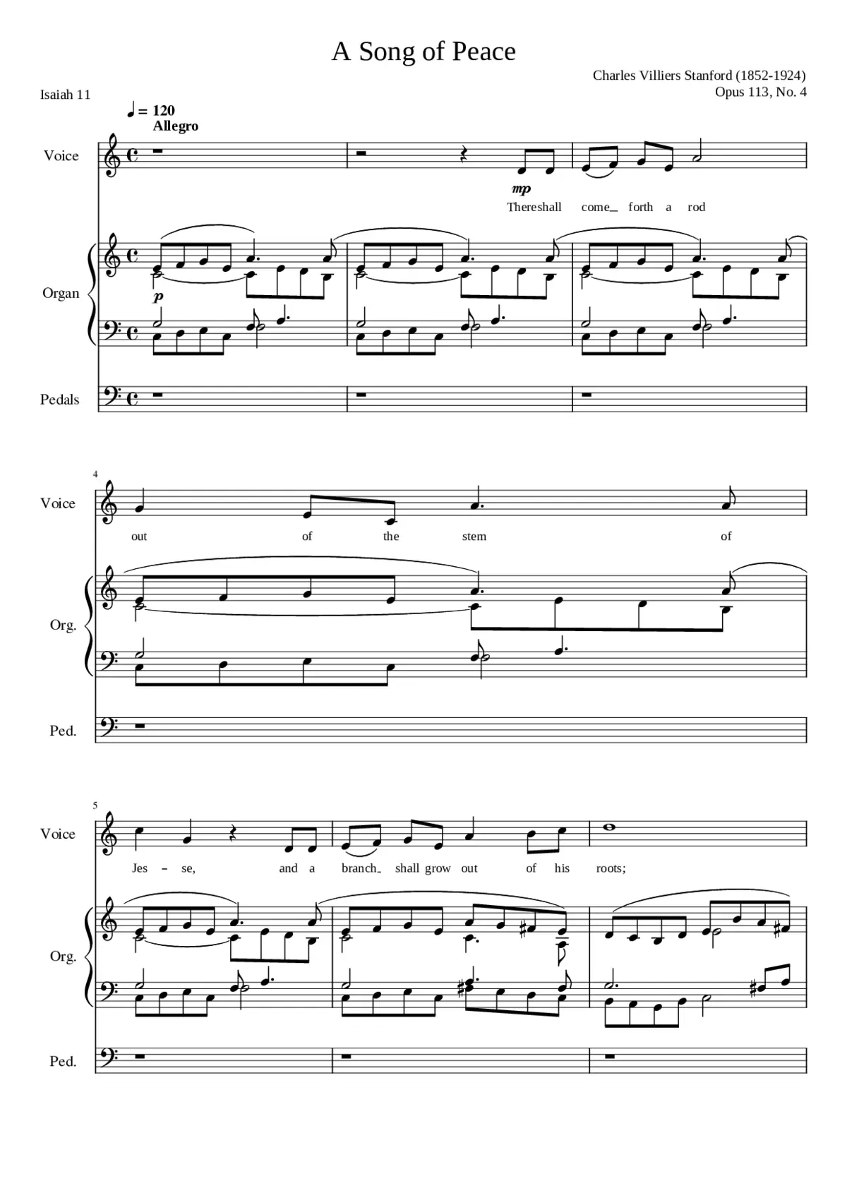 A Song of Peace - Page 1