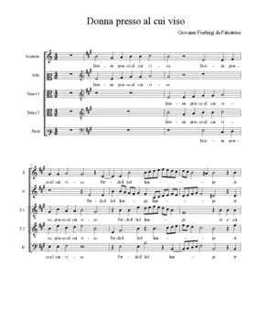 Donna presso al cui viso