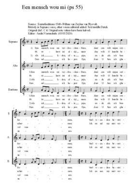 Een mensch wou mi verdrucken