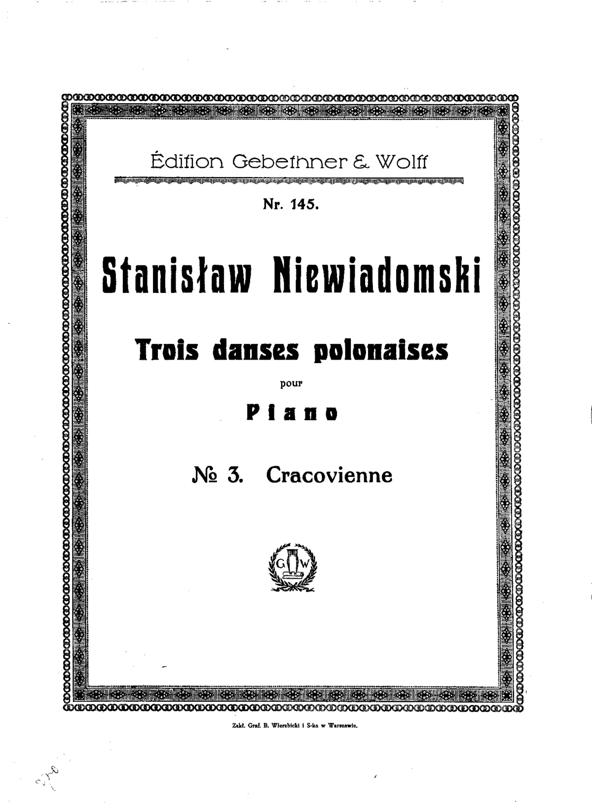 3 Danses polonaises - Page 1