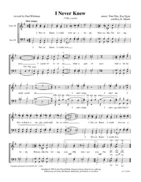 I never knew (I could love anybody like I'm loving you)