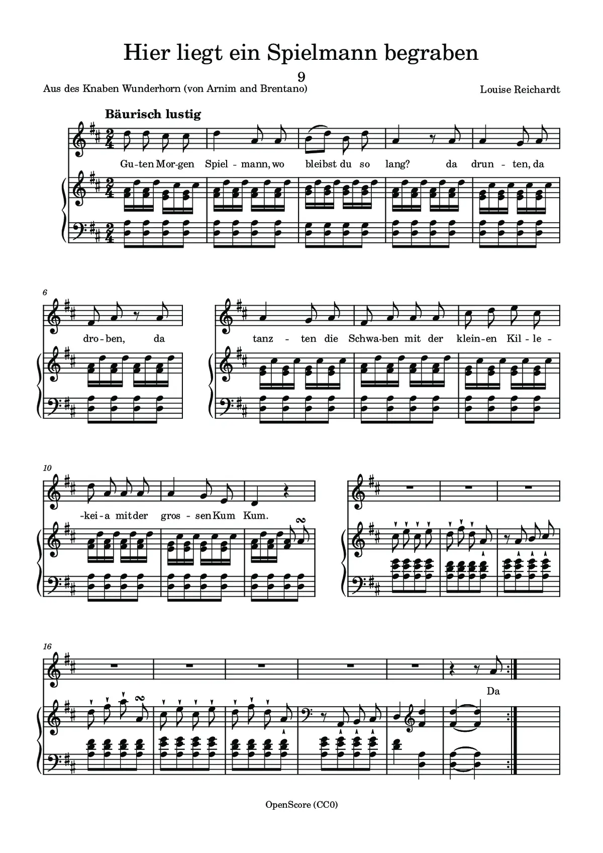 Hier liegt ein Spielmann begraben - Page 1