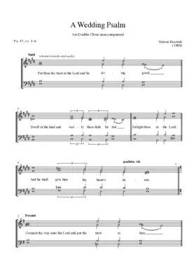 A Wedding Psalm