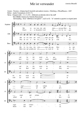 Mir ist verwundet sehr