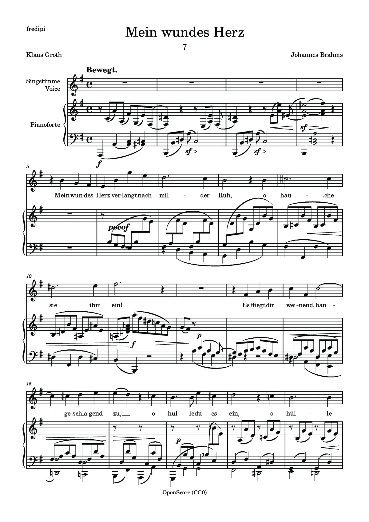 Mein wundes Herz - Page 1