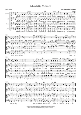 Ruhetal, Op. 59, No. 5