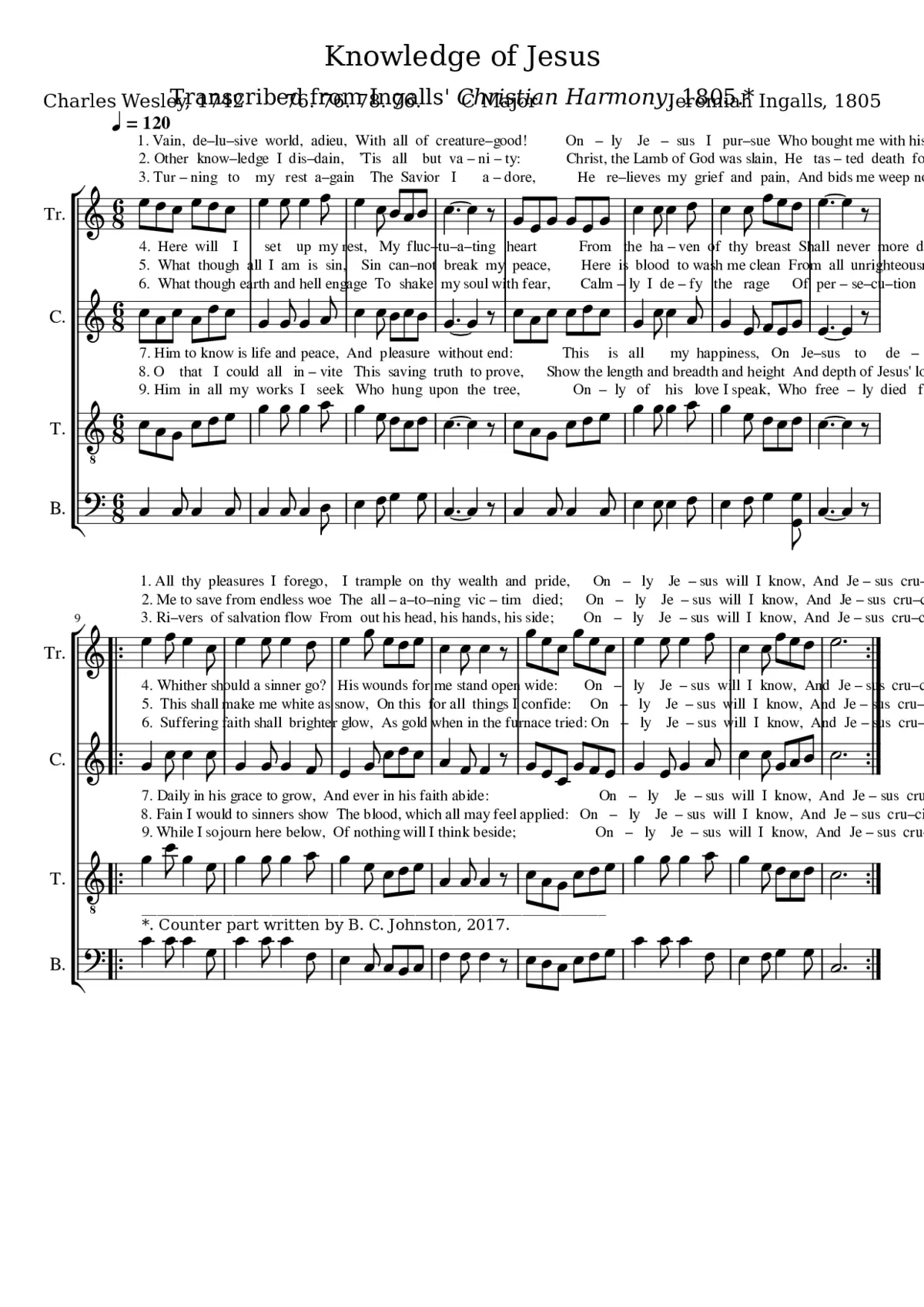 Knowledge of Jesus - Page 1