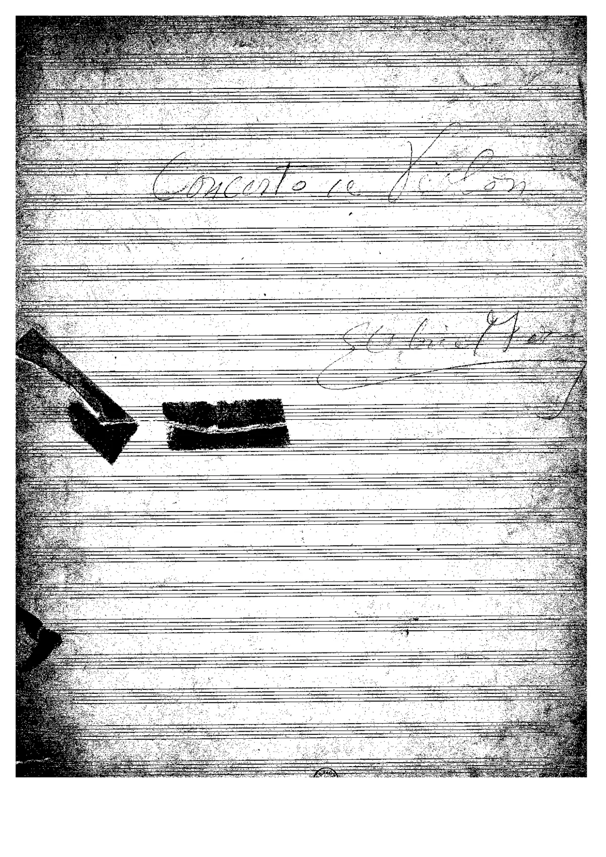 Violin Concerto - Page 1