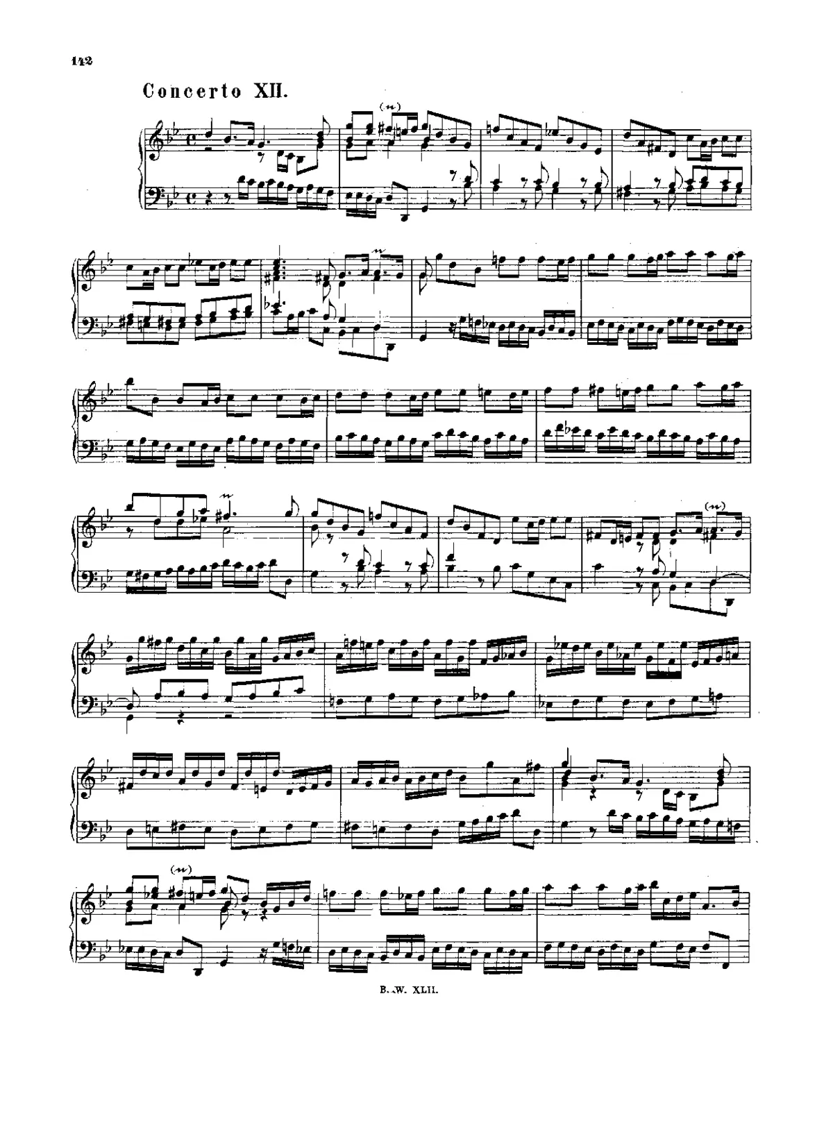 Keyboard Concerto in G minor - Page 1