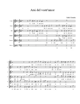 Arsi del vostr'amor