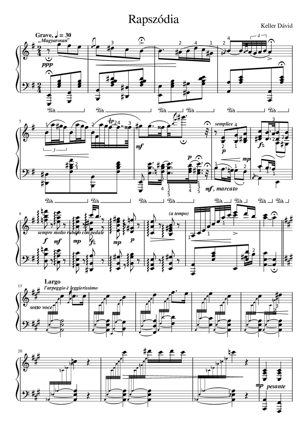 Rapszódia - Page 1
