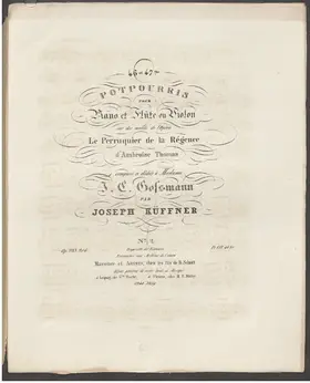 Potpourri for Flute or Violin and Piano No.47