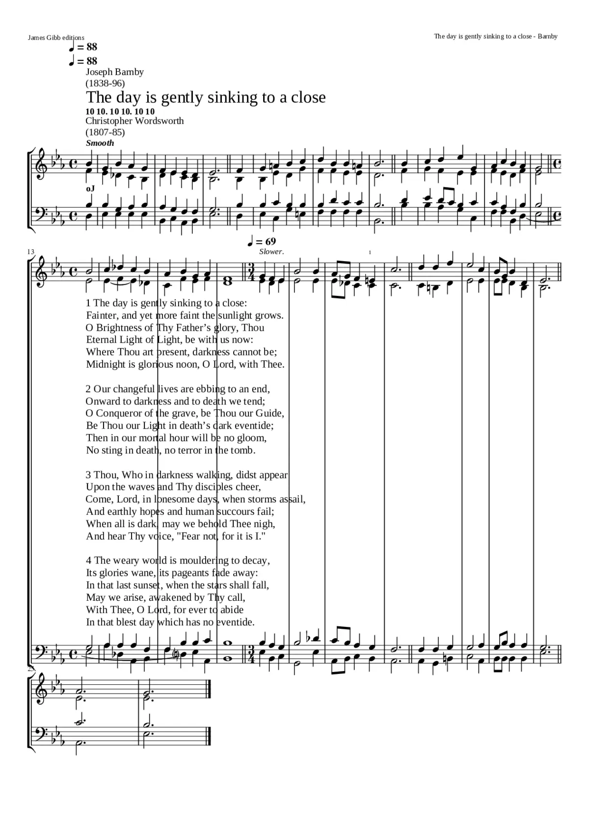 The day is gently sinking ot a close (I) - Page 1