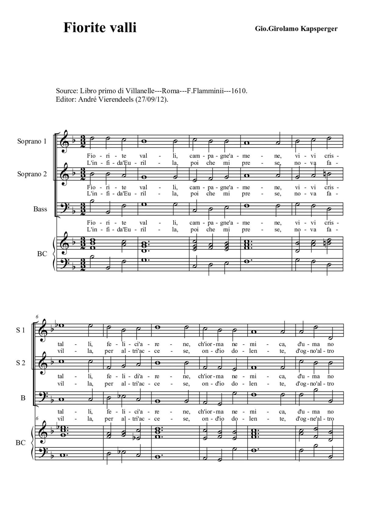 Fiorite valli - Page 1