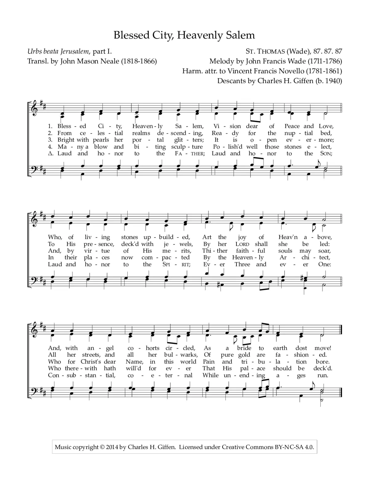 Blessed city, heavenly Salem - Page 1
