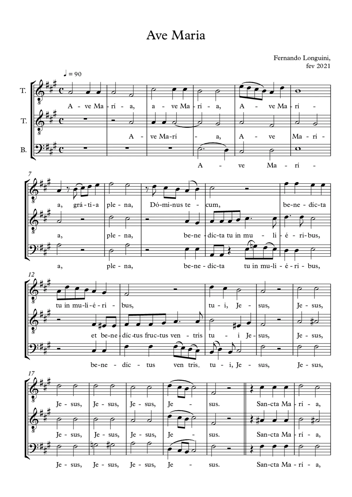 Ave Maria - Page 1