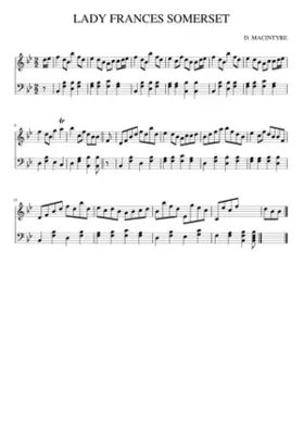 LADY FRANCES SOMERSET