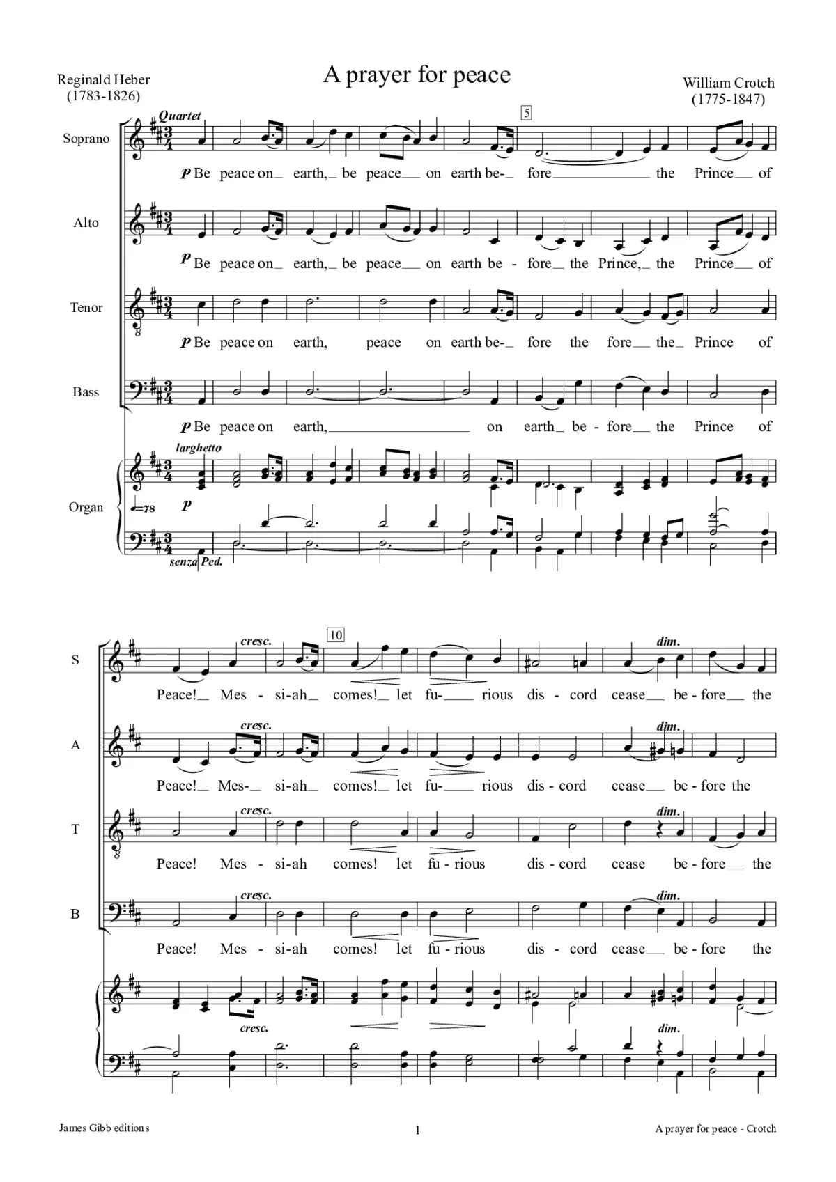 A prayer for peace - Page 1