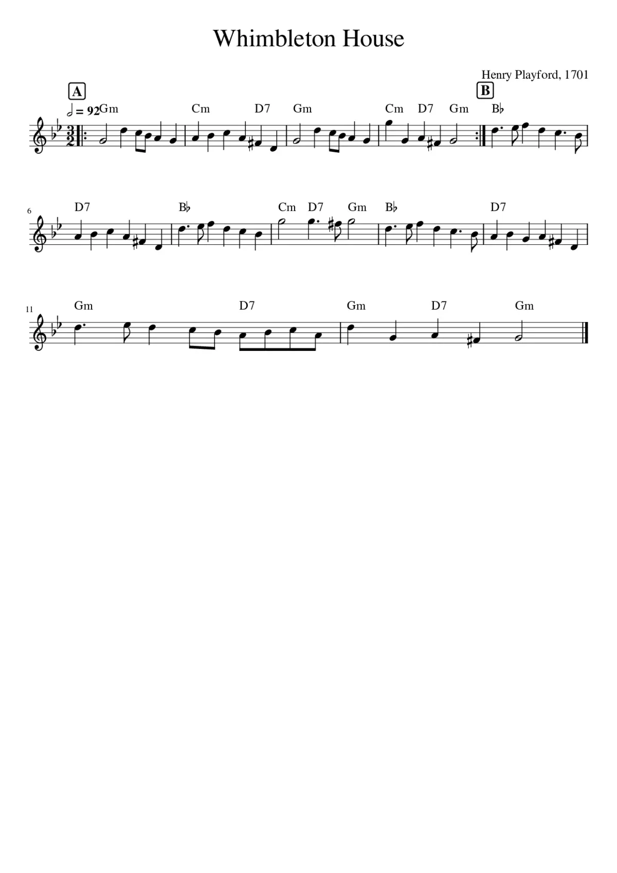 Whimbleton House - Page 1